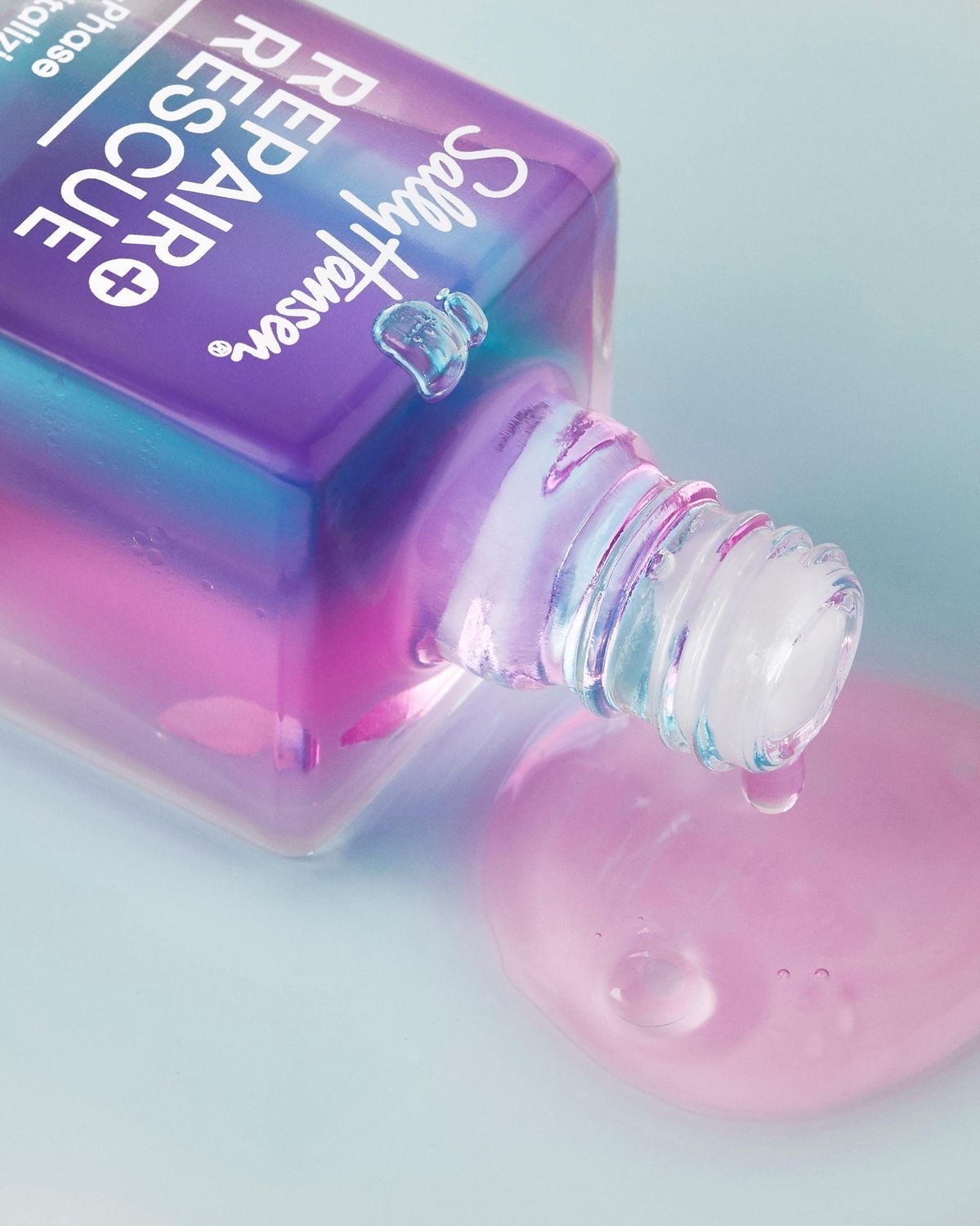 Sally Hansen - Repair + Rescue Bi-Phase Revitalizing Serum, Containing Glycerin and Grapeseed Oil, increases moisture levels and provides hydration, Revitalizing Serum