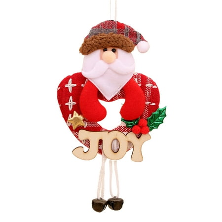 

LYU Christmas Tree Pendant Letter Deer Snowman Bear Hanging Xmas Tree Pendant Christmas Gift