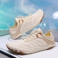thumbnail image 3 of Modisza Barefoot Shoes for Women Men Summer Water Footwear Wide Toe Box Non Slip Athletic Running Sneaker Gym Workout Shoe Beige Size 10.5, 3 of 4