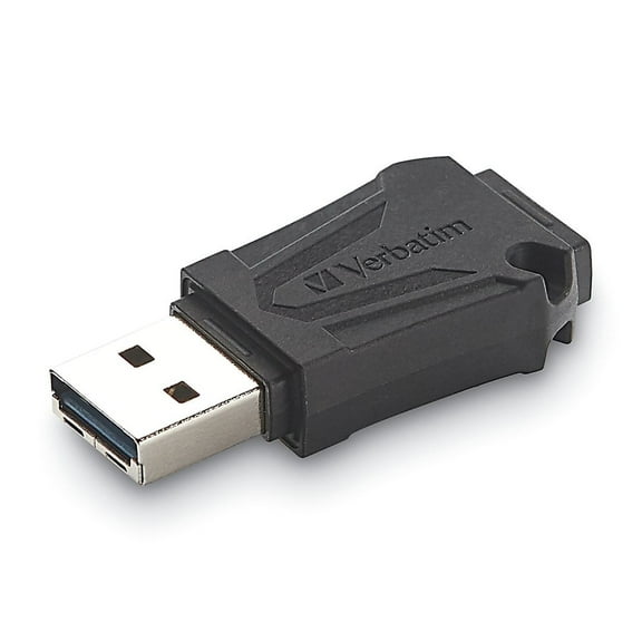 Verbatim 64GB ToughMAX USB Flash Drive 64 GB - USB 2.0 - Black - Lifetime Warranty