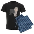 thumbnail image 6 of CafePress - English Sheep Dog Silhouette Men's Dark Pajamas - Men's Dark Loose Fit Cotton Pajama Set, 6 of 7