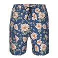 thumbnail image 3 of Goofa Flower Printed Mens Swim Trunks Summer Quick Dry Short Beach Swimwear Bathing Suits-XX-Large, 3 of 9