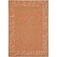 thumbnail image 2 of Safavieh Courtyard Jessica Paisley Indoor/Outdoor Area Rug, Terracotta/Cream, 5'3" x 7'7", 2 of 9