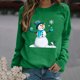 thumbnail image 1 of Suéter de Navidad para mujer, Jersey suelto de manga larga con cuello redondo, jerséis estampados, suéter cálido de punto feo, Tops de sudadera, Otoño e Invierno, 1 of 5