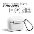 thumbnail image 3 of AirPods Pro Case 2019 2020 [Front LED Visible], GMYLE TPU Protective Wireless Charging Earbuds Case Cover Skin with Keychain Kit Set Compatible Fit for Apple AirPods Pro (Translucent Clear), 3 of 6