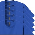 thumbnail image 5 of Gildan Adult Ultra Cotton T-Shirt, Style G2000, Multipack, Royal 10-Pack, Medium, 5 of 6