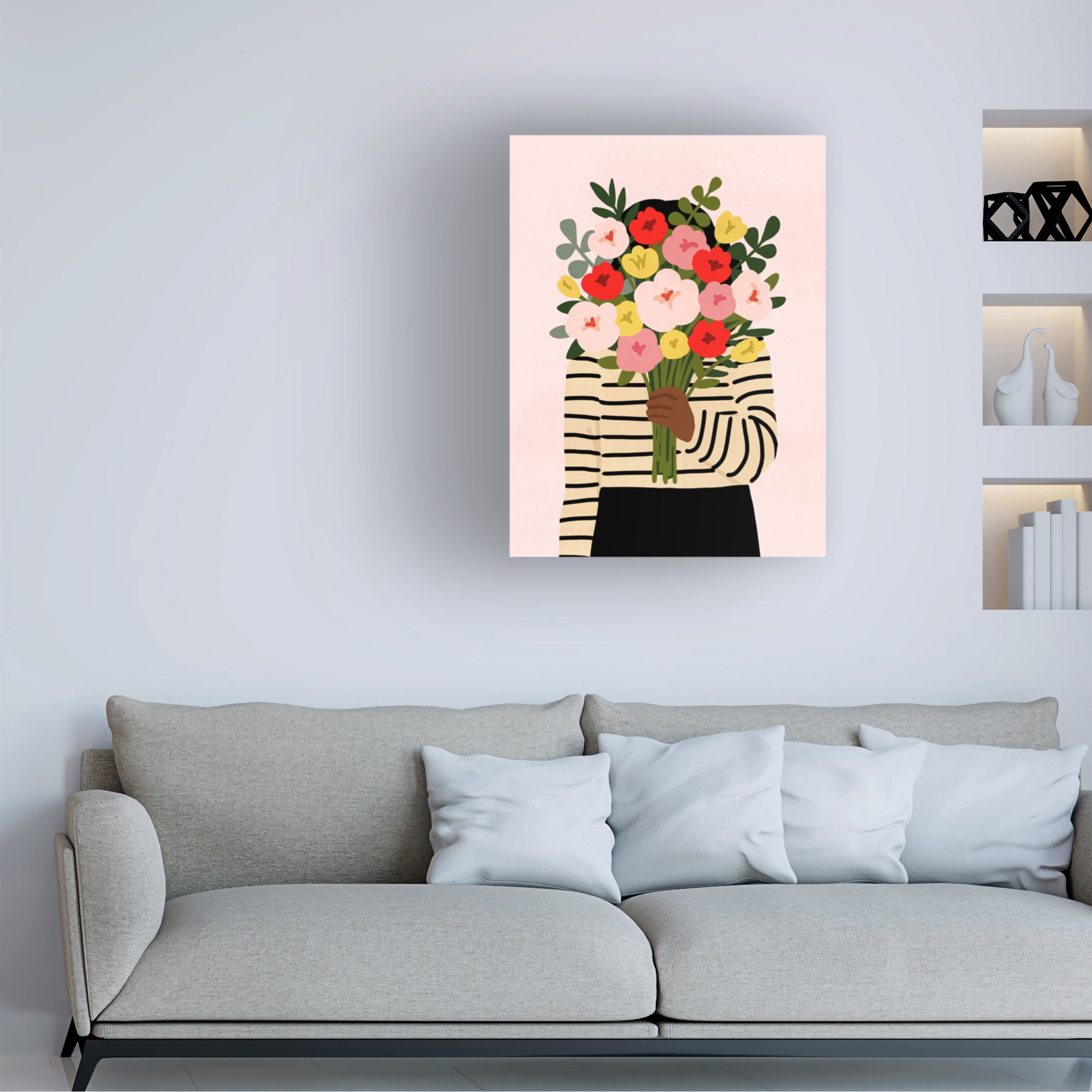 Victoria Borges 'Darling Valentine I' Canvas Art