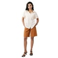 thumbnail image 3 of Sucegi Black Loose Casual Short-sleeved New Summer Women's Shirt, 3 of 5
