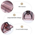 thumbnail image 4 of FRCOLOR toothpaste squeezer 3pcs Toothpaste Extruder Plastic Face Cleanser Extruding Gadget Toothpaste Clamp,2.17"X1.73"X1.77", 4 of 4