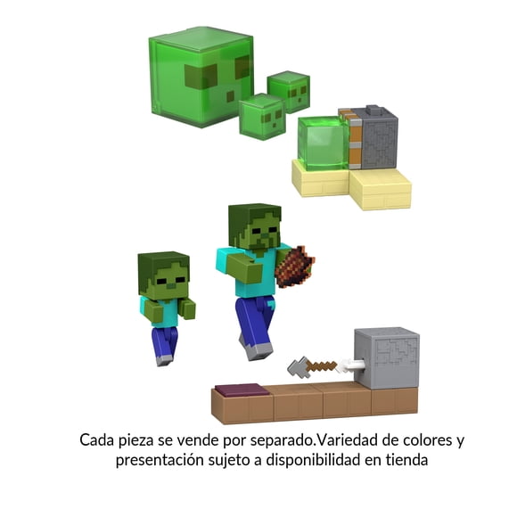 Figura de Acción Mattel Minecraft Piedra Roja Varios Modelos 1 Pieza