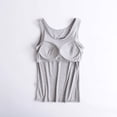 thumbnail image 4 of T-Shirt à Manches Courtes pour Femmes Articles en Liquidation Chemises Mélangeuses 2 Pcs Chemises avec Soutien-Gorge Soutien-Gorge Rembourré Manches Courtes Tuniques Col Rond Hauts Confortables Soutien-Gorge Athlétique Actif, 4 of 7