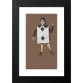 thumbnail image 2 of William Penhallow Henderson 10x14 Black Modern Framed Museum Art Print Titled - Two of Spades (Costume Design for Alice-In-Wonderland, 1915), 2 of 5