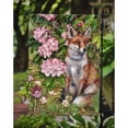 thumbnail image 3 of Carolines Treasures CDCO0442GF Fox Waiting in Flowers Flag Garden Size  Small multicolor, 3 of 3
