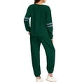 thumbnail image 5 of UVN Tracksuit for Women Colorblock Striped Sweatsuit Casual 2 Piece Sweatshirts Sweatpants Jogger Set Outfits, 5 of 10