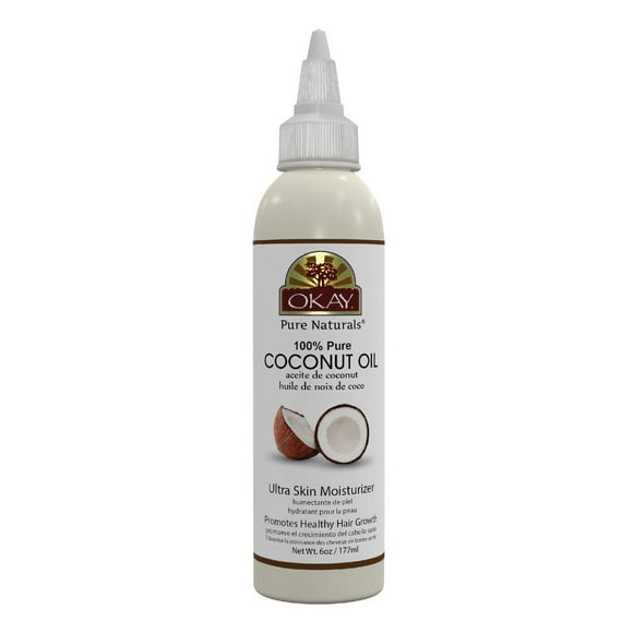 Aceite de coco 100% aceptable para el cabello y la piel, 177 ml