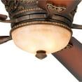 thumbnail image 3 of Casa Vieja 52" Ancestry Vintage Indoor Ceiling Fan 5 Blade LED Light Remote Control Golden Bronze Motor Bedroom Living Room Hugger, 3 of 8