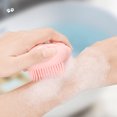 thumbnail image 1 of Dispensador de fregador de silicona 2 en 1 con forma de garra de gato Cepillo para frotar el baño (rosa) Likrtyny Para estrenar, 1 of 5