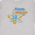 thumbnail image 4 of Inktastic Future Scientist with Atom Boys or Girls Long Sleeve Toddler T-Shirt, 4 of 5