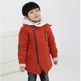thumbnail image 4 of REDARER Boys Winter Lined Jacket with Zipper Thickened Warm Padded Coat Outerwear for Children and Youth,Size:11-12 Years, 4 of 8
