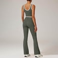 thumbnail image 7 of Womens Workout Set Summer Two Piece U Back Sports Bra Matching High Waist Leggings Gym Pilates Outfits, 7 of 7