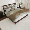 thumbnail image 4 of AFI Orleans Solid Wood Low Profile Sleigh King Platform Bed in Walnut, 4 of 13