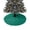 Christmas Green, variant on Peacock Green Geometric Christmas Tree Skirt 36 Inches Large Christmas Skirt Tree, Abstract Modern Wave Lines Art Tree Skirt Christmas Decorations for Fireplace Party Holidays Indoor Outdoor