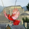 thumbnail image 4 of Birds 2D Acrylic Holiday Ornament with Stained Glass Effect, Window Hanging Suncatcher for Family Friends, Holiday Decorations, Birthday Gift, 4 of 7