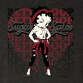 thumbnail image 5 of Wild Bobby Betty Boop Sugar and Spice Wink Betty Boop Tri-Blend Racerback Tank Top, Vintage Black, Small, 5 of 5