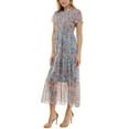 thumbnail image 3 of Nanette Lepore Women's Flutter Sleeve Smocked Midi Dress, Sizes 4-16, 3 of 5
