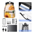 thumbnail image 6 of Gaeub Sunflower 5 School Backpack Waterproof Bookbag for Men Women College High School Bags, 6 of 8