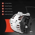 thumbnail image 6 of A-Premium Alternator Compatible with Volkswagen CC 2013 2014 2015 2016 V6 3.6L, 12V 140Amp Clockwise 6-Groove Clutch Pulley, Replace# TG14C060, 03H903023L, 439855, 6 of 9