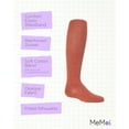 thumbnail image 3 of MeMoi Girls Ultra-Soft Opaque Pima Cotton-Rich Mini-Ribbed Sweater Tights - Girls - Female, 8, Rust Heather, 3 of 12