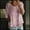 Pink, variant on Boho Floral Tops，Summer Peasant Blouses For Women Retro Casual 3/4 Sleeve Gauze Printed T Shirts Shirts Cute Loose Fit Tunics