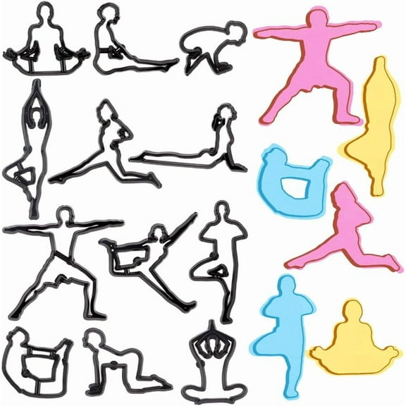 1Set Plastic Cookie Cutters Cookies Moulds DIY Biscuit Baking Tool Black 95~100x40~70x11mm 12pcs/set