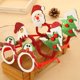 thumbnail image 5 of Farfi Gafas navideñas Gafas con lentejuelas brillantes 6 estilos Accesorios para disfraces Accesorios para fotos Lindo Papá Noel Árbol de Navidad Alce Marco de gafas de plástico para niños, 5 of 5
