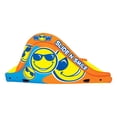 thumbnail image 2 of World of Watersports Floating Water Slide 19-2210 Slide N Smile; Multi-Color; Heavy Duty PVC; With Inflatable Side Rail And Side Grommets; 2 Lane Slide, 2 of 8