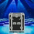 thumbnail image 4 of 12U Sound Box 12U PA Rack/Road Case Top DJ Table Top 2 Layers Studio W/ Casters, 4 of 17