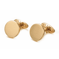 thumbnail image 2 of Yoursfs Brushed Gold French Tuxedo Shirt Cufflinks For Men Stainless Steel Classic Personalized Cufflinks, 2 of 5