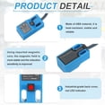 thumbnail image 3 of SN04-N2 Inductive Proximity Sensor Set,10-30V 300mA NPN NC Proximity Switch,Blue, 3 of 5