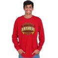 thumbnail image 5 of Worlds Greatest Father Trophy Dad Men's Long Sleeve Tee T Shirt Brisco Brands L, 5 of 6