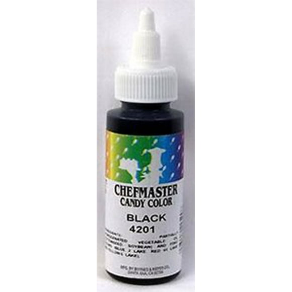 Chefmaster Chocolate Food Colour - Black, 2 oz