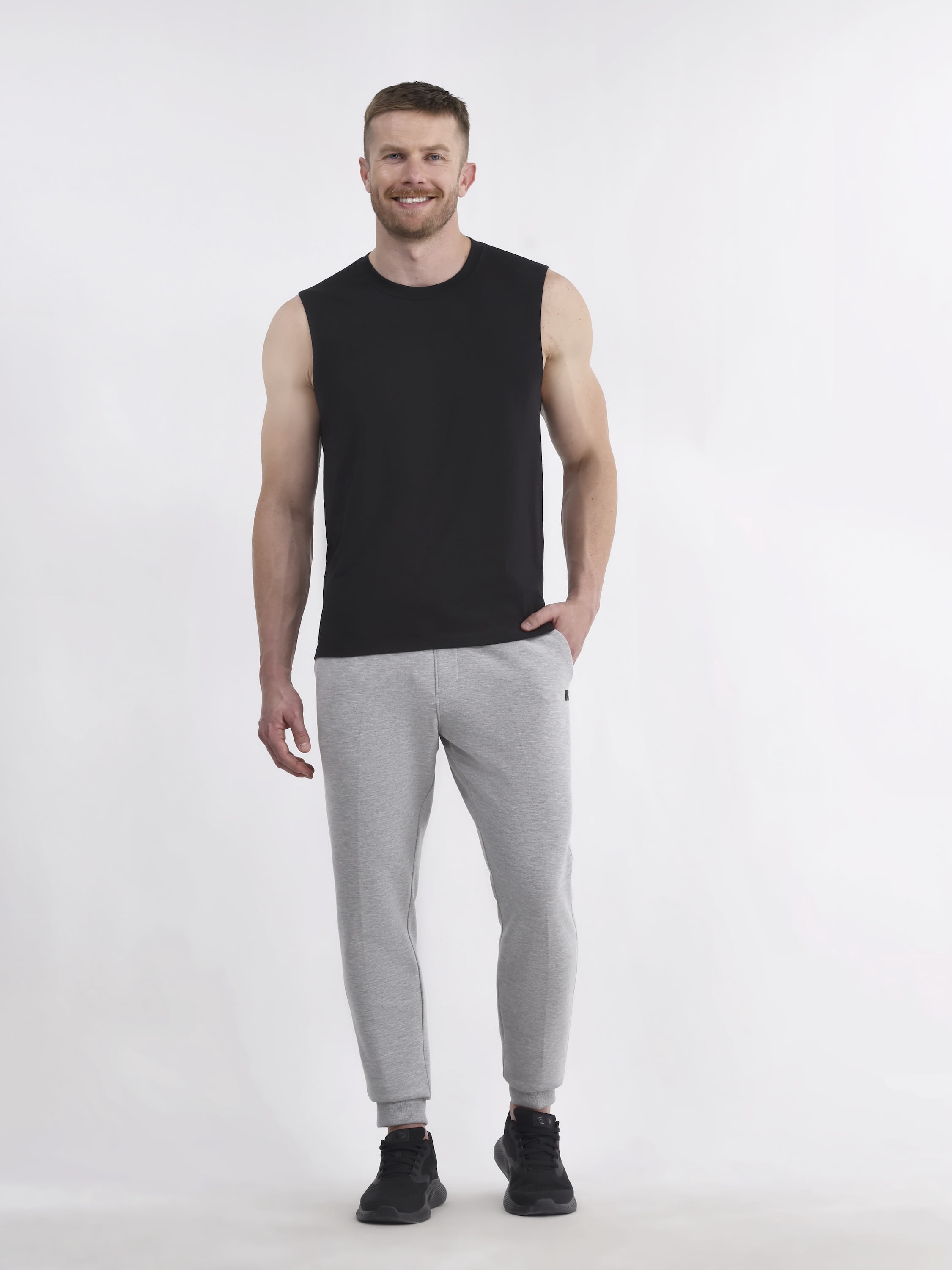 Athletic Works Men's and Men's Big & Tall Tri-Blend Muscle Tee, Sizes XS-4XLT