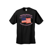 USA Flag T Shirt Home of the Free Short Sleeve Tee