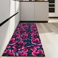 thumbnail image 4 of Pioneer Flower Floral Print Pattern Kitchen Rug Mat,Kitchen Runner Rugs Non Skid Washable,Decorative Kitchen Floor Mats for Kitchen,Sink,Laundry,17"X47", 4 of 5