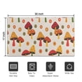 thumbnail image 5 of Red Mushroom Flower Light Pattern Door Rugs,Washable Non Slip Door Mats Indoor,Decorative Door Mats,Entry Mat Indoor for Entrance,Bedroom,Kitchen,Bathroom,17"x30", 5 of 6