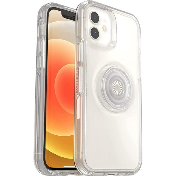 OtterBox   Pop Symmetry Series Case for iPhone 12 Mini Only - Non-Retail Packaging - Clear