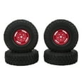 thumbnail image 4 of 1.9 Inch RC Tires, Excellent Grip RC Car Tyre Rubber  For RC Off Road Vehicles For RC Crawler Black,Red,White, 4 of 8
