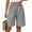 Black, variant on Zynoxe Shorts for Women with Pockets Trendy Versatile Striped Womens Mid-Length Shorts Lightweight Breathable Loose Fit Straight Leg Shorts Comfy Elastic Waistband Summer Vacation Outfits S
