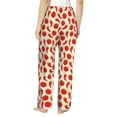thumbnail image 3 of Xecao Tomatoes And Chili Women's Straight Lounge Pajama Pants: The Epitome of Relaxed Sleepwear, 3 of 9