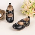 thumbnail image 6 of Otqutp Girl's Ballet Flat Kids Mary Jane Flower Dress Shoes for Wedding Party Girls Cute Flat Princess Shoes with Crossing Strap, 6 of 8